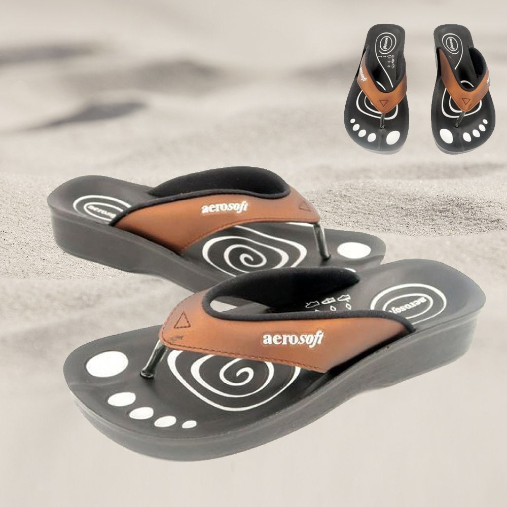 Sandaler Aerosoft Model 801 - Brun