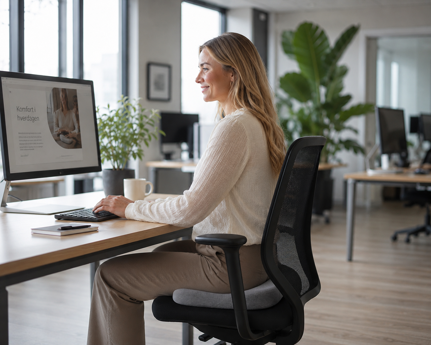 Ergonomisk Memory Foam Sittkudde
