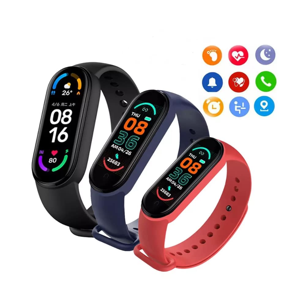 Smartwatch med puls- och blodtrycksmätare