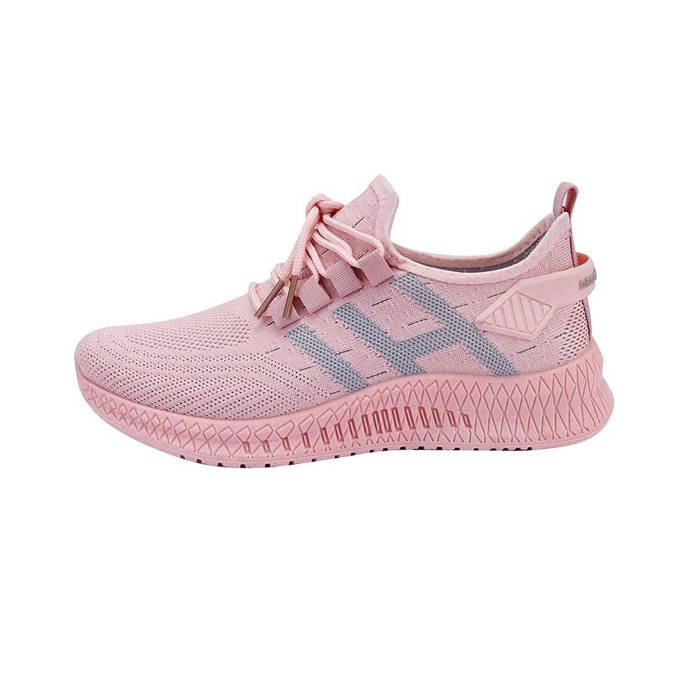 Löparskor/Sneakers för kvinnor, andningsbara och med optimal stötdämpning - rosa -