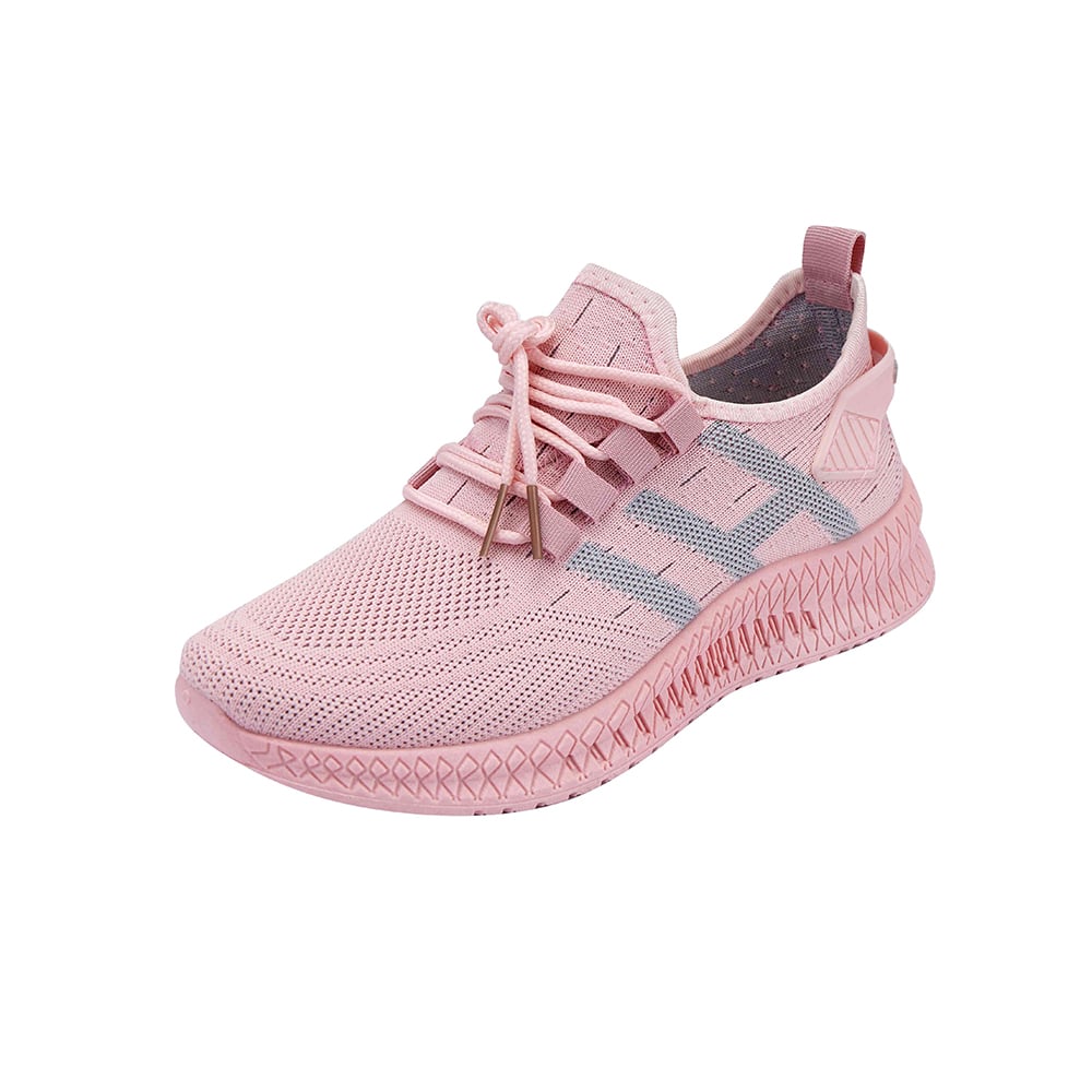 Löparskor/Sneakers för kvinnor, andningsbara och med optimal stötdämpning - rosa -