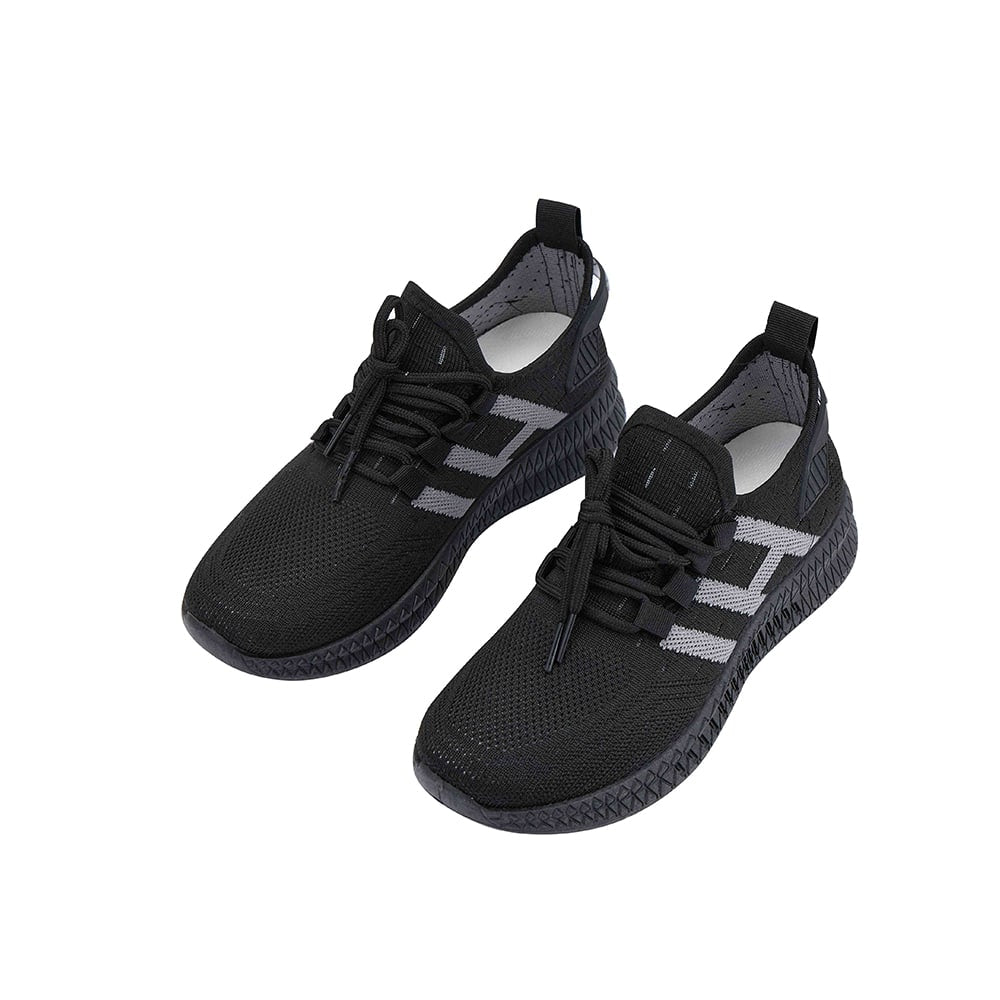 Löparskor/Sneakers för kvinnor, andningsbara och med optimal stötdämpning - svart -
