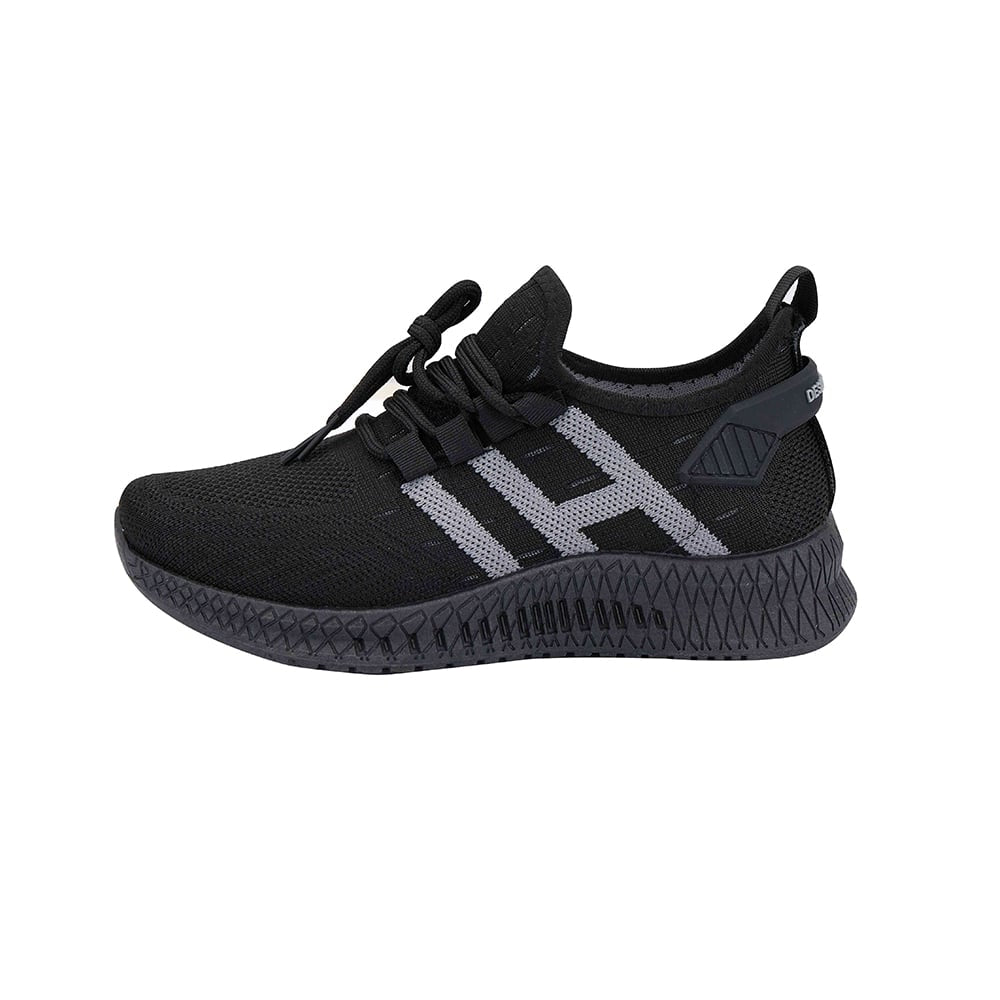Löparskor/Sneakers för kvinnor, andningsbara och med optimal stötdämpning - svart -