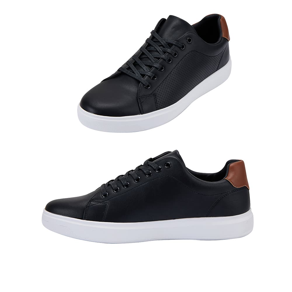 Sneakers för herrar, svarta