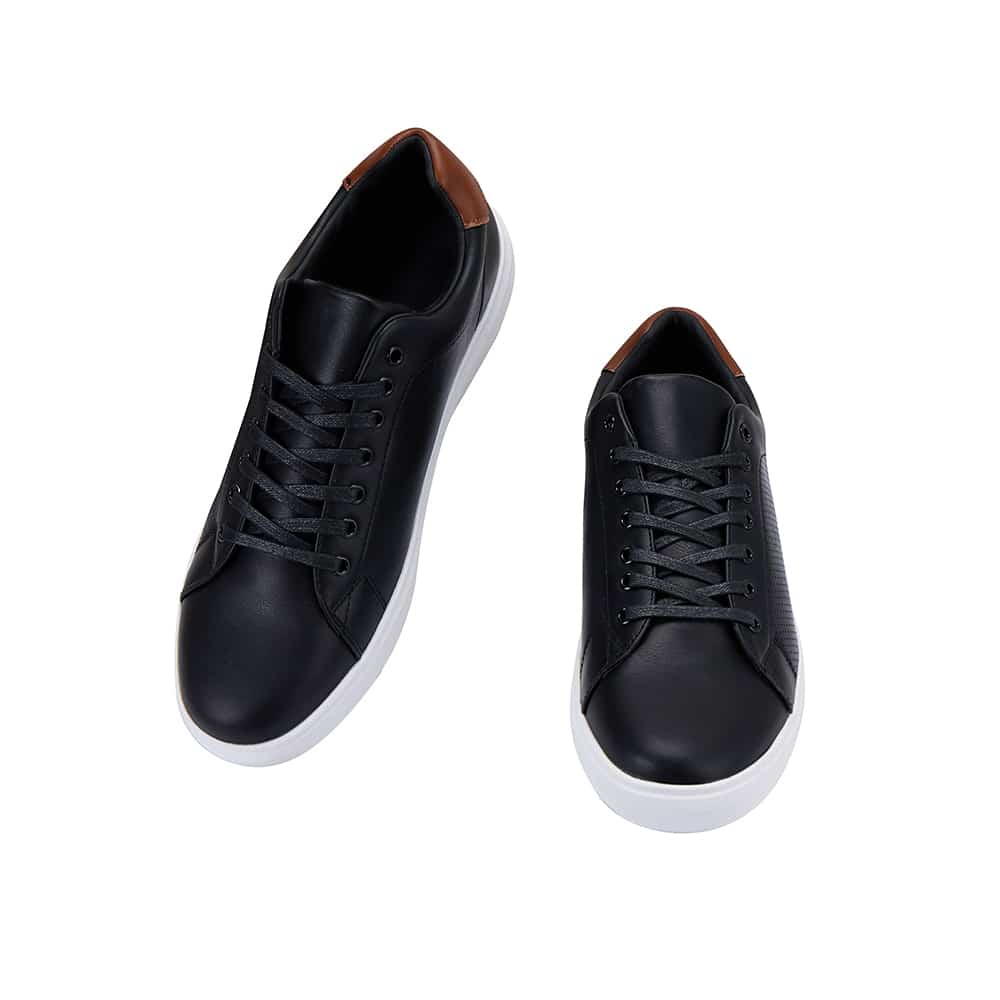 Sneakers för herrar, svarta