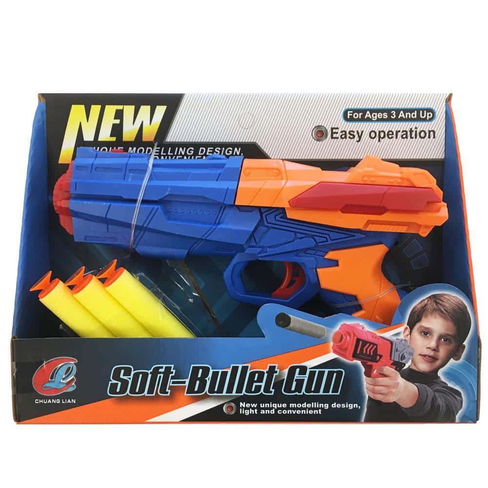Softgun med 3 st. Skumpilar