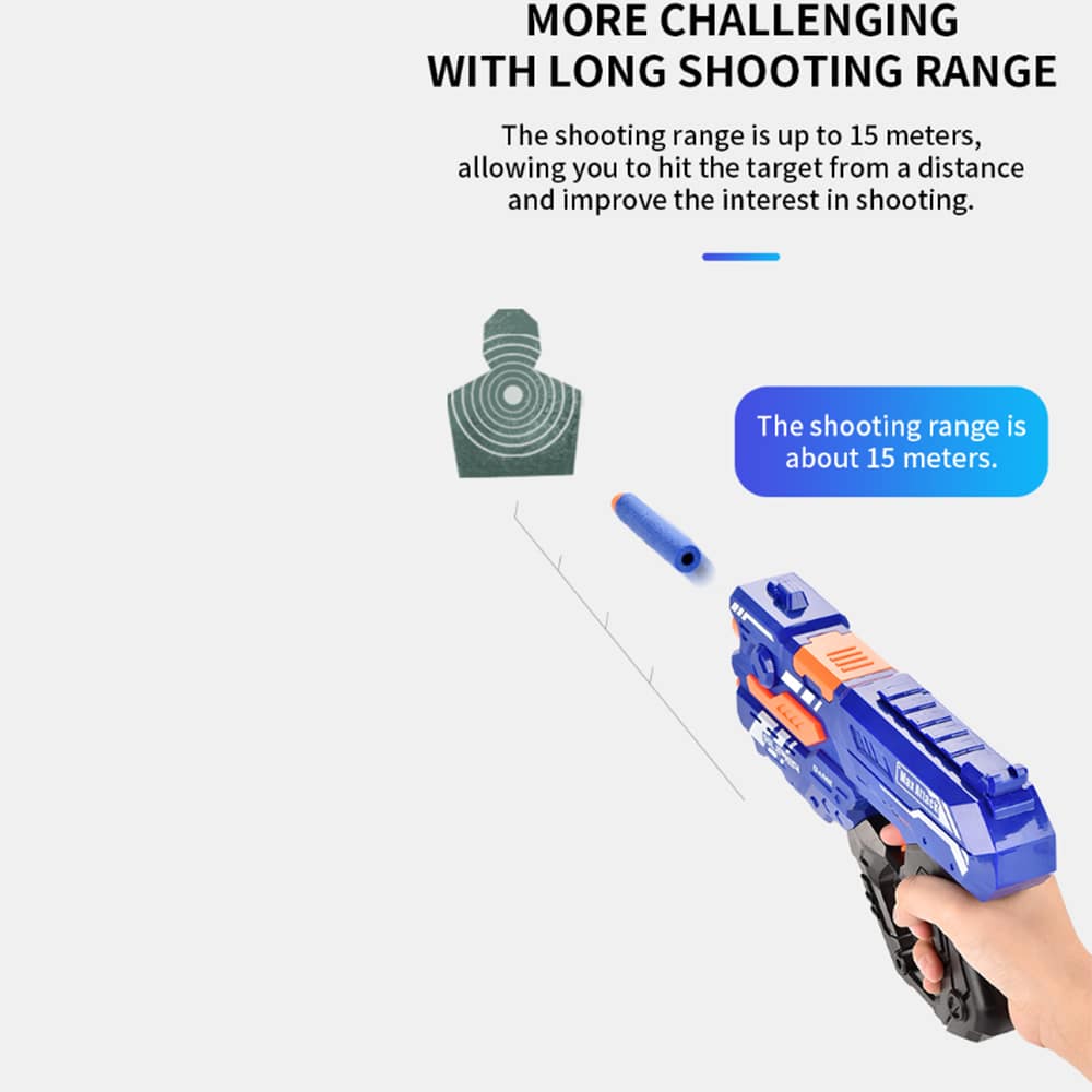 Soft Bullet "Super Shoot" - 4 olika, supercoola pistoler -
