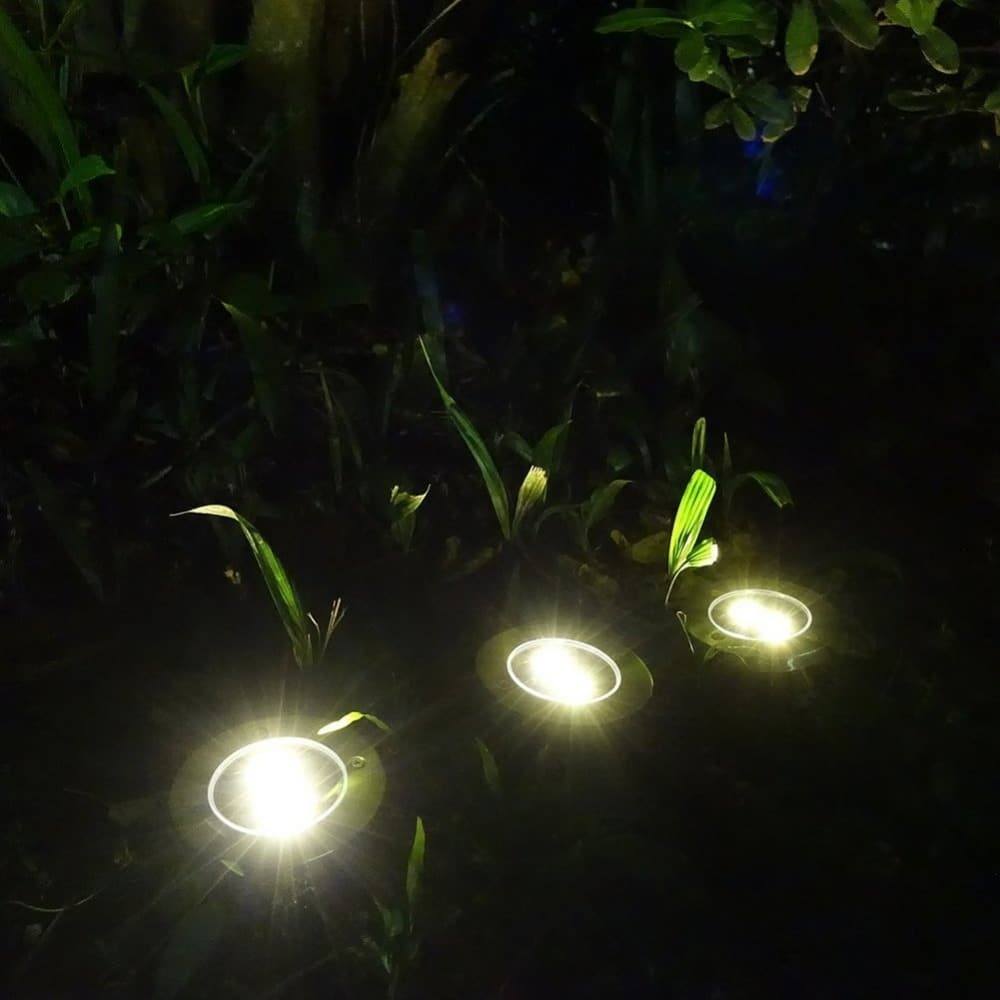LED-solcellspot för trädgården med spjut (4 st)