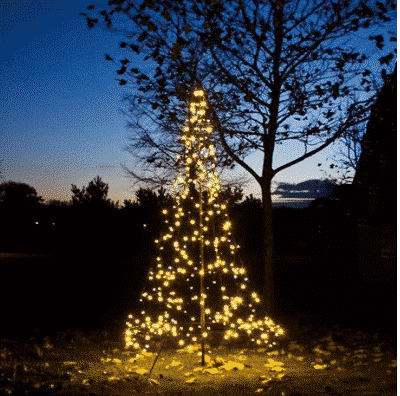 Ljusnät (3×2 meter med 160 LED-lampor)