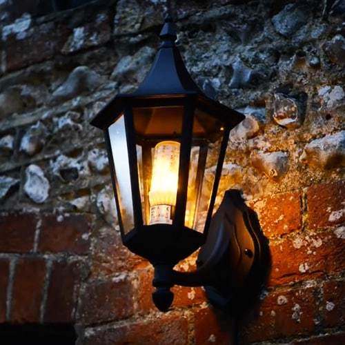 Flammande LED-lampa alternativ användning
