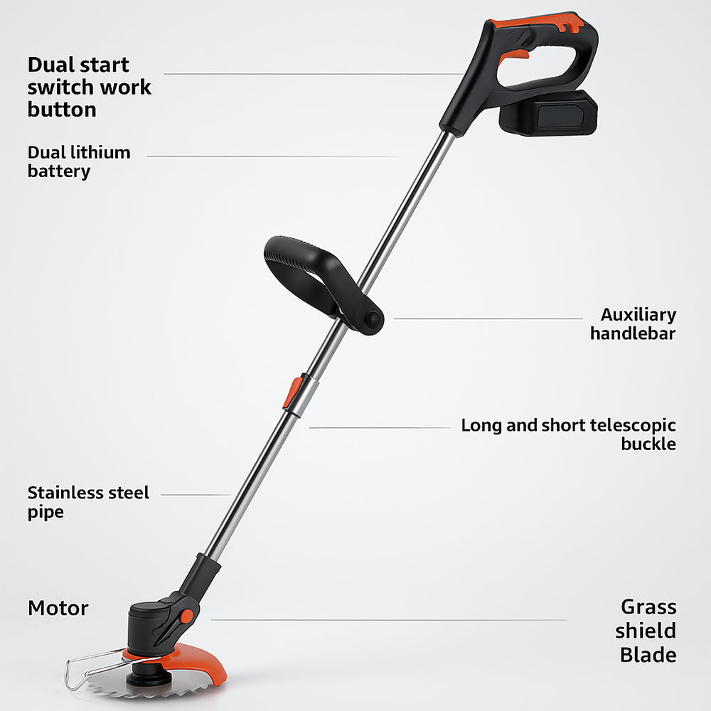 Grästrimmer & Ogräsborttagare med batteri