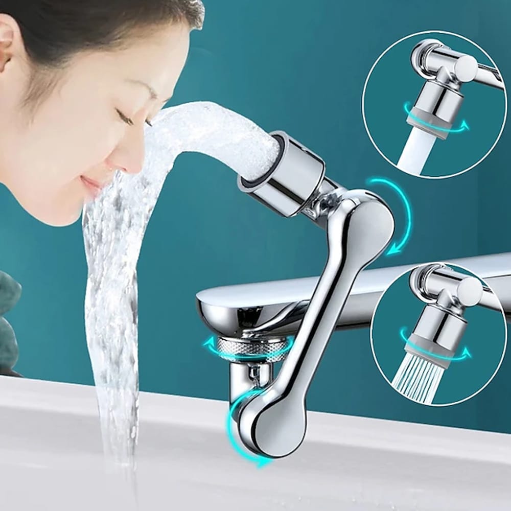Kranförlängare - 360 grader - 2 sprayfunktioner -