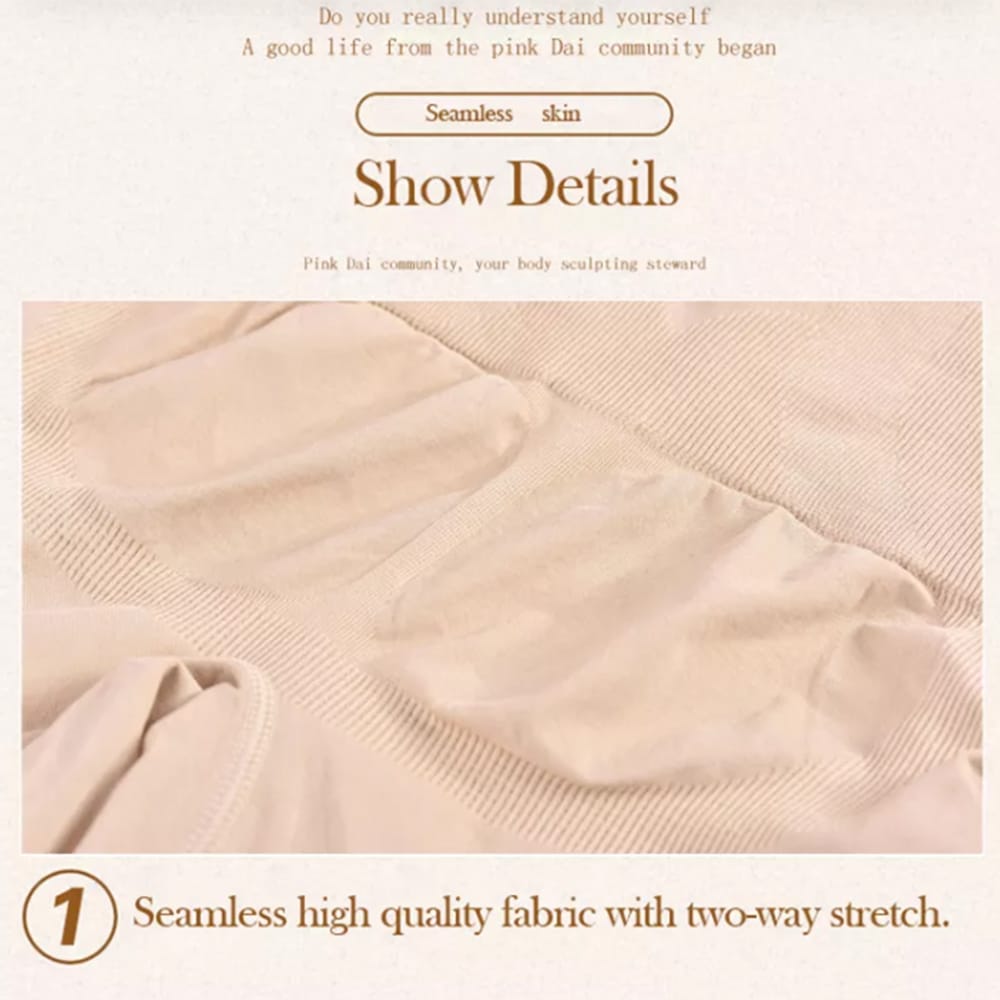 Shapewear-shorts med høyt liv – svart eller beige