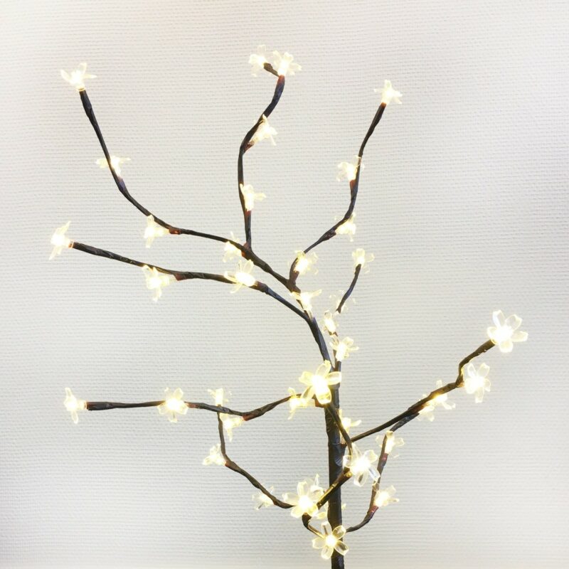 LED-Ljusträd 60 cm. inkl. fot (varmvit LED)
