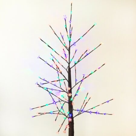 LED-Ljusträd 150 cm. inkl. fot (Flerfärgad)