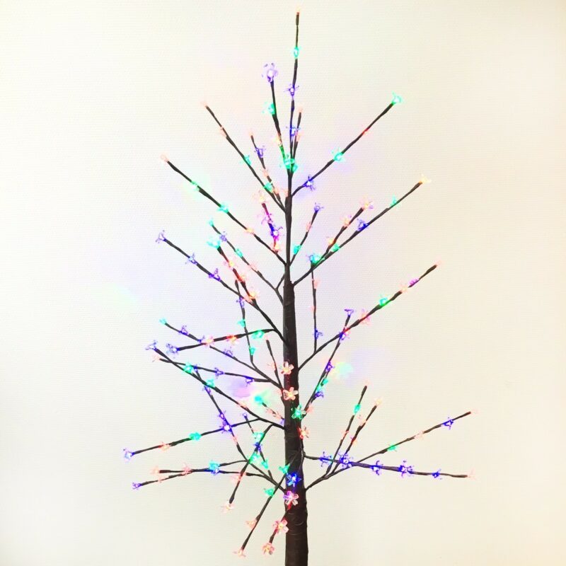 LED-Ljusträd 150 cm. inkl. fot (Flerfärgad)