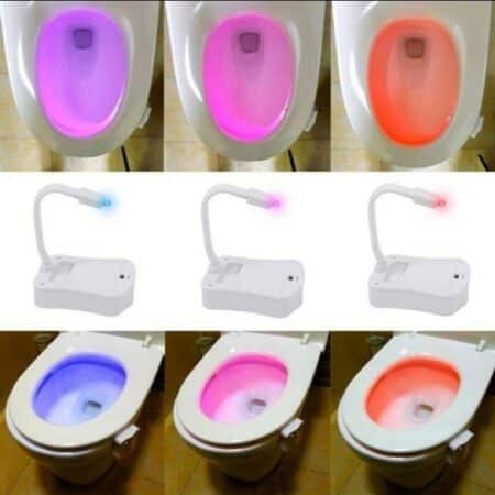 Toalett LED-lampor (8 olika färger)