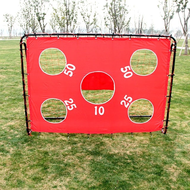 Fotbollsmål med precisionsduk 240 x 170 x 85 cm. stålram