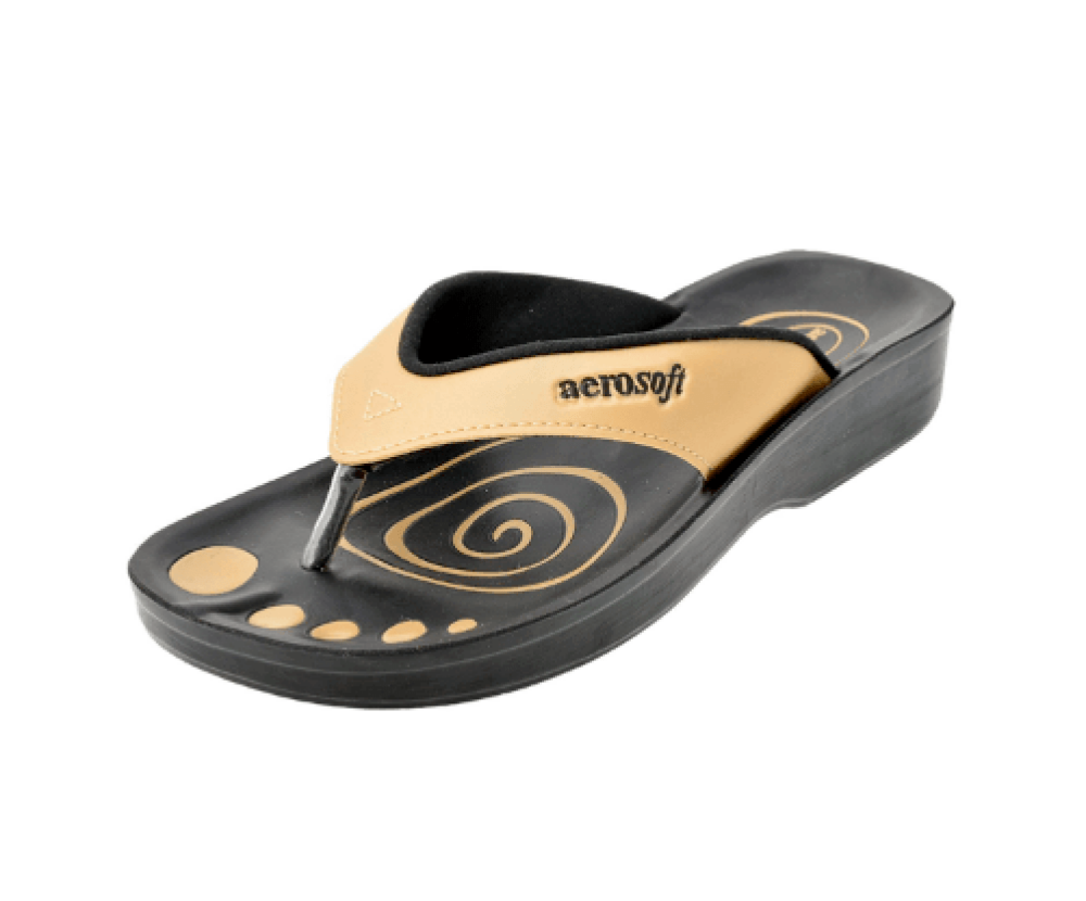 Sandaler Aerosoft Model 801 - Guld