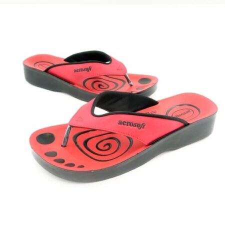 Röda Aerosoft sandaler