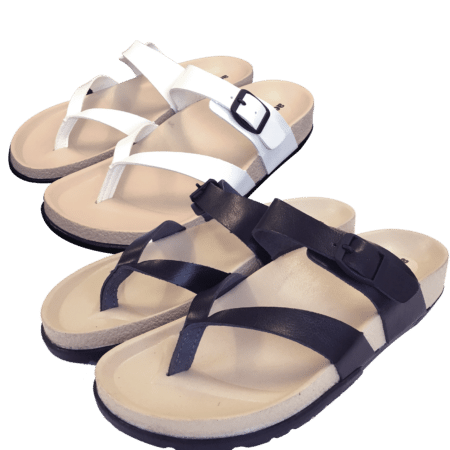 Sandaler Aerosoft Soft Unisex - vit eller svart