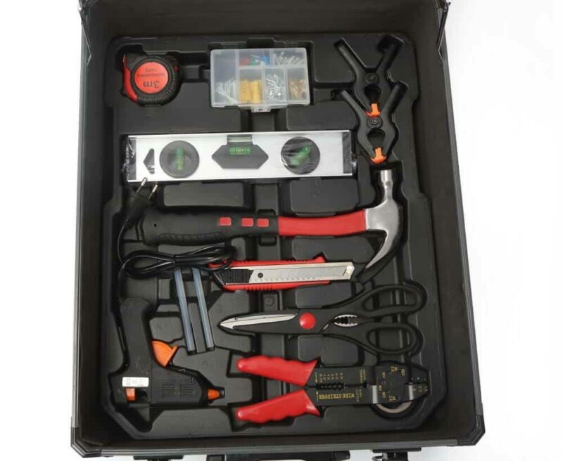 Professional værktøjssæt i kuffert (399 dele)