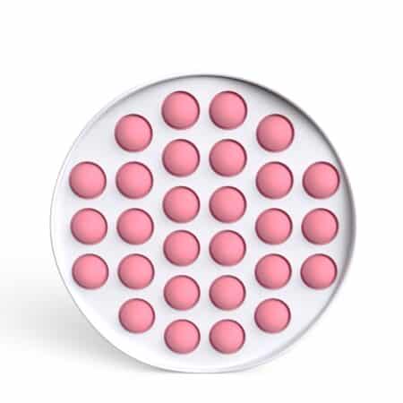 Fidget Toys - Pop It Bubbles - Vit Cirkel (fler färger)